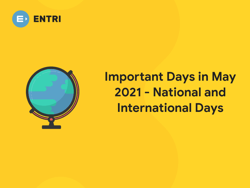 Important Days In May 2021 National And International Days 2739