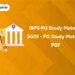 IBPS PO Study Material 2025 - PO Study Material PDF