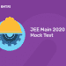 JEE Main 2020 mock test