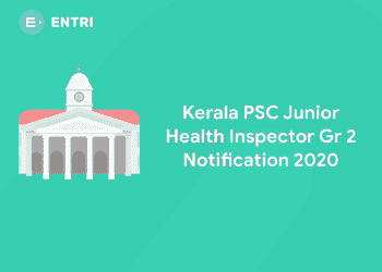 Kerala PSC Junior Health Inspector Gr 2 Notification 2022