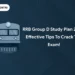 RRB Group D Study Plan 2025