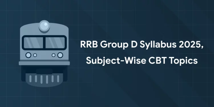 RRB Group D Syllabus