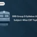 RRB Group D Syllabus