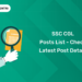 SSC-cgl-post-list