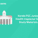 kerala PSC Junior health Inspector Gr 2 study materials