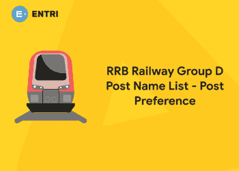 RRB Railway Group D Post Name List - Post Preference