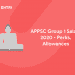 APPSC Group 1 Salary 2020 - Perks, Allowances