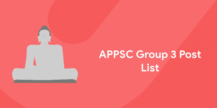 APPSC Group 3 Post List