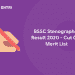 BSSC Stenographer Result 2020 - Cut Off, Merit List