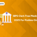 IBPS Clerk Free Mock Test 2025 for Prelims Online