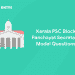 Kerala PSC Block Panchayat Secretary Model Questions