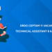 DRDO CEPTAM 11 Vacancy 2026: Technical Assistant B & Technician A Post-wise Vacancy Details