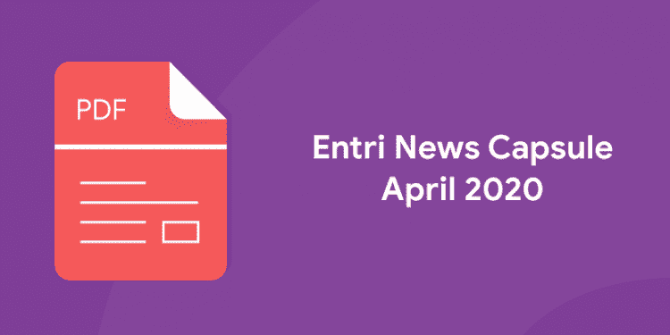 monthly current affairs april 2020