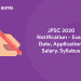 JPSC 2020 Notification - Exam Date, Application, Salary, Syllabus