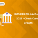 IBPS RRB PO Job Profile 2025 - Check Career Growth