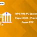 IBPS RRB PO Question Paper 2025 - Previous Paper PDF
