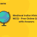 Medieval Indian History MCQ - Free Online Quiz with Answers