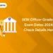 SEBI Officer Grade A