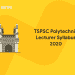 TSPSC Polytechnic Lecturer Syllabus 2020