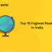 Top 15 Highest Peaks in India