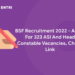 BSF Recruitment 2022 – Apply For 323 ASI And Head Constable Vacancies, Check Link