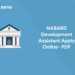 NABARD Development Assistant Apply Online 2022 - PDF
