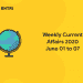 weekly current affairs june 01 to 07