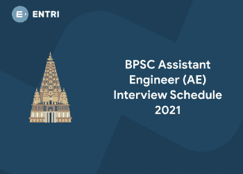 BPSC Assistant Engineer (AE) Interview Schedule 2021