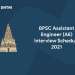BPSC Assistant Engineer (AE) Interview Schedule 2021