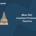 BPSC Assistant Professor 2020 Vacancy