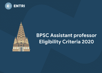 BPSC Assistant professor Eligibility Criteria 2020