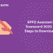 EPFO Assistant Scorecard 2020 - Steps to Download