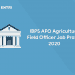 job profile Ibps AFO