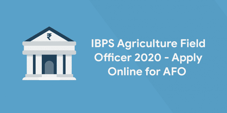 Apply online for IBPS SO (AFO)
