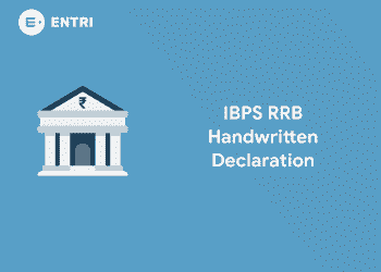 IBPS RRB Handwritten Declaration