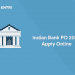 Indian Bank PO 2020 Apply Online