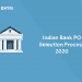 Indian Bank PO Selection Process 2020