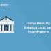 Indian Bank PO Syllabus 2020 and Exam Pattern