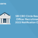 SBI CBO Circle Based Officer Recruitment 2023