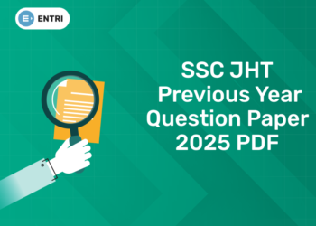 SSC JHT Previous Year Question Paper 2025 PDF
