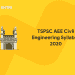 TSPSC AEE Civil Engineering Syllabus 2020