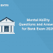 Mental Ability Questions and Answers for Bank Exam 2020