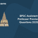 BPSC-Assistant-Professor-Previous-Questions-2020