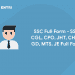 SSC Full Form - SSC CGL, CPO, JHT, CHSL, GD, MTS, JE Full Form