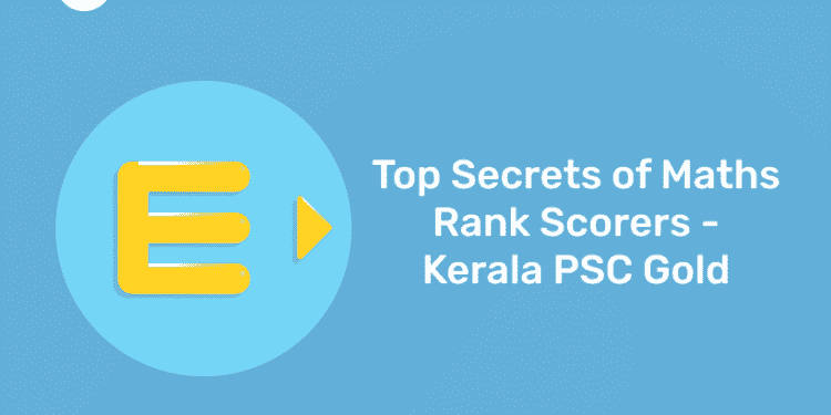 top secrets of maths rank scorers kerala psc gold