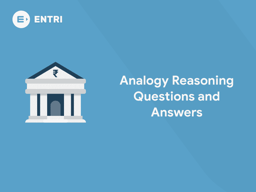 Analogy Reasoning Questions And Answers PDF - Entri Blog