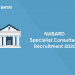 NABARD Specialist Consultant Recruitment 2020 Apply