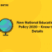 New National Educational Policy 2020 - Know the Details