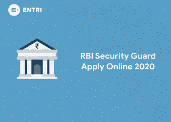RBI Security Guard Apply Online 2020