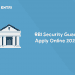 RBI Security Guard Apply Online 2020